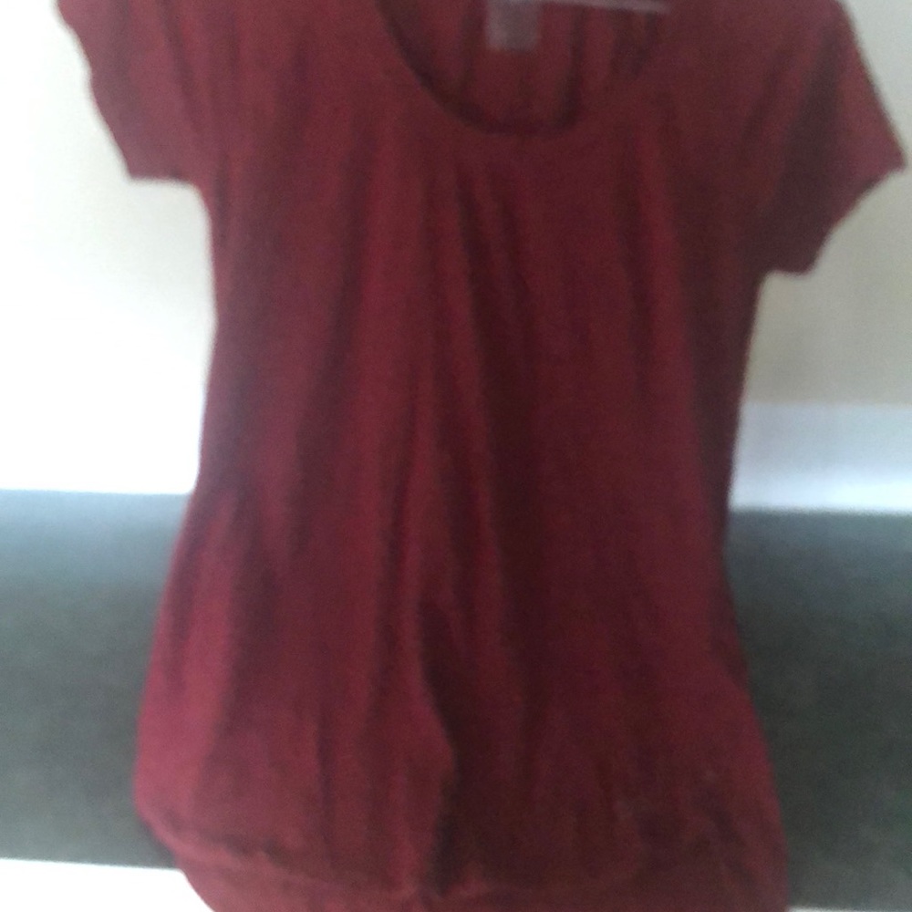 Burgundy tank